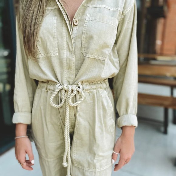 Free People Pants - Free People Quinn Coveralls - S